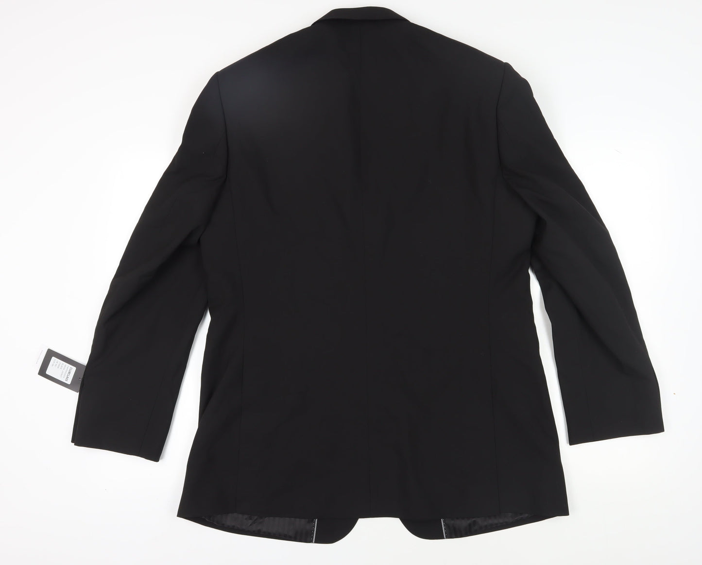 Clubclass Black Men's Blazer Size 46L, Business Formal Wear
