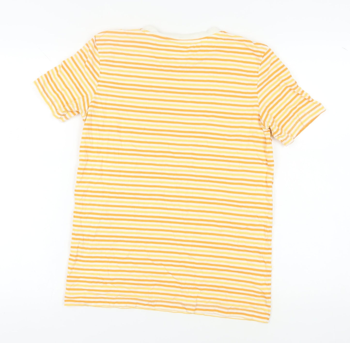 Selected Femme Women's Yellow Striped T-Shirt S