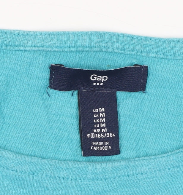 Gap Women's Blue Tank Top Size M Round Neck