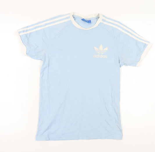 Adidas Unisex Blue Ringer T-Shirt S Casual Sports