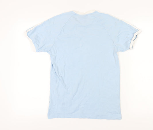 Adidas Unisex Blue Ringer T-Shirt S Casual Sports