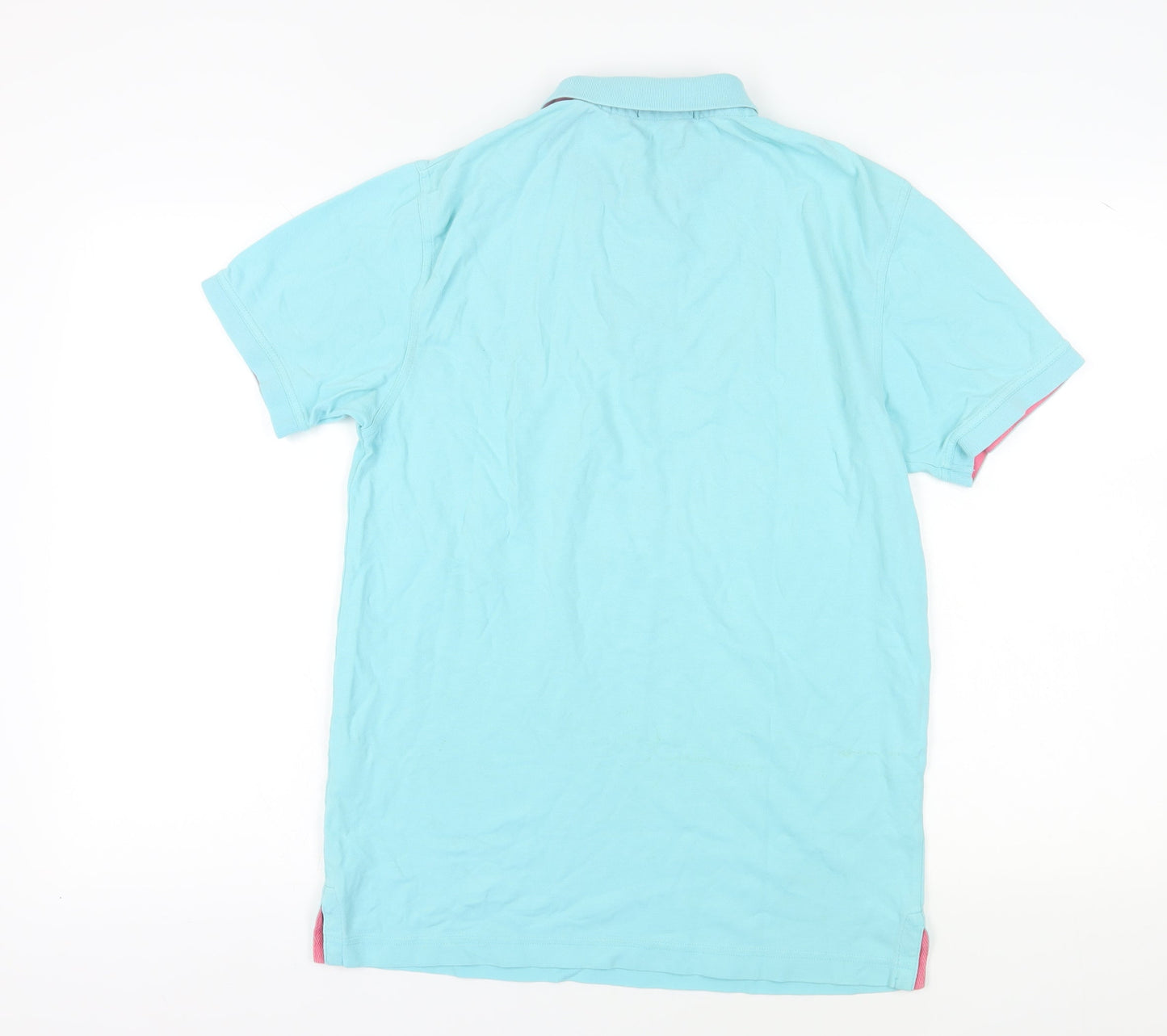 Gant Men's Blue Short Sleeve Polo Shirt M