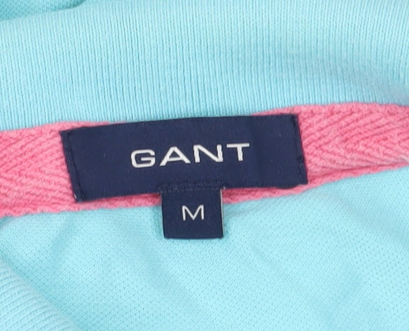 Gant Men's Blue Short Sleeve Polo Shirt M