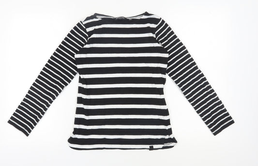 Regatta Women's Black Striped Long Sleeve T-Shirt