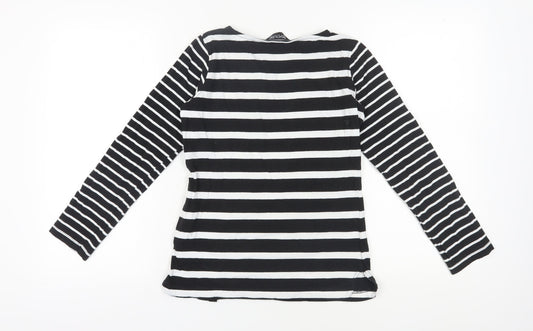 Regatta Women's Black Striped Long Sleeve T-Shirt
