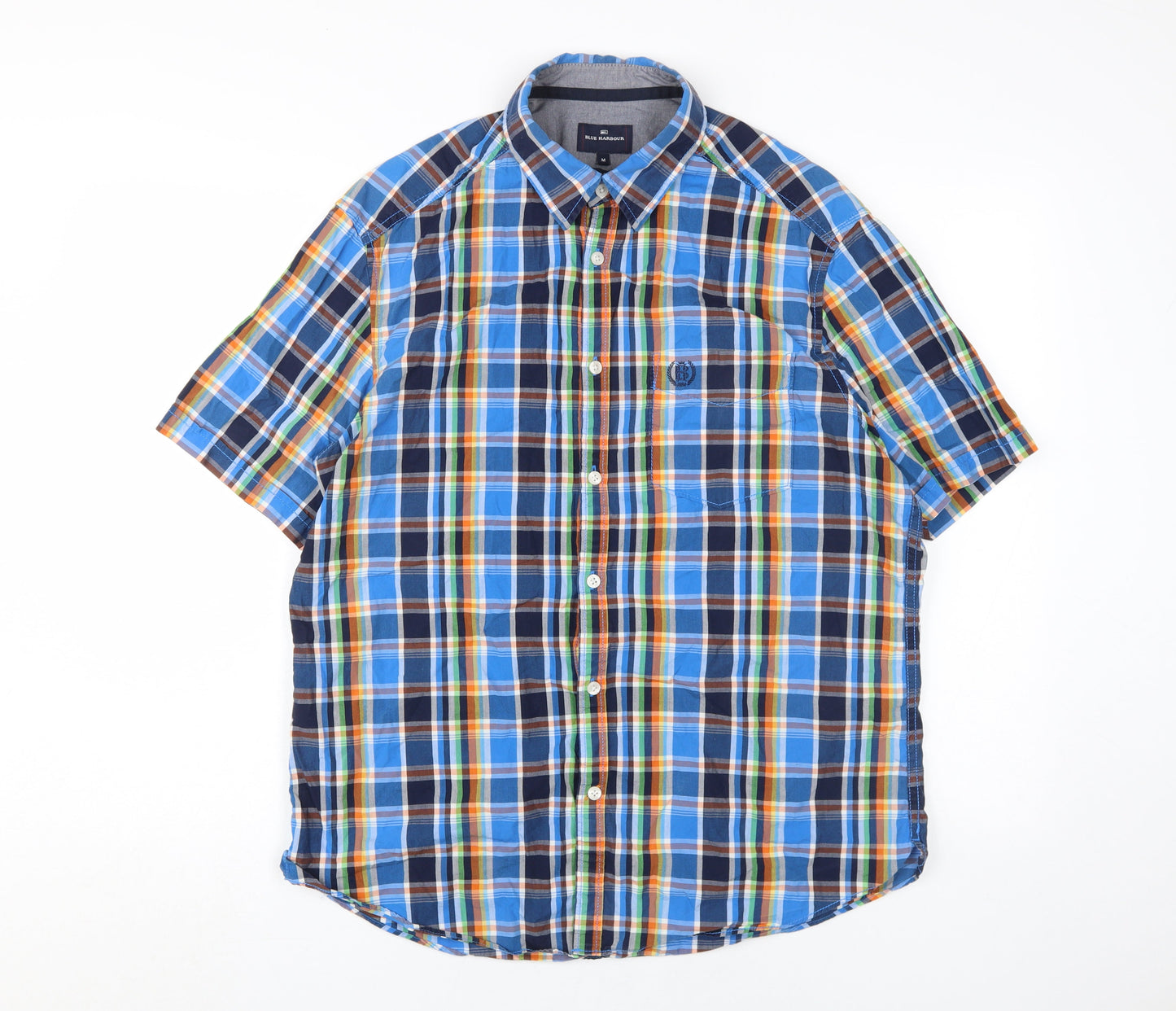 Blue Harbour Men's Multicolour Plaid Shirt, M