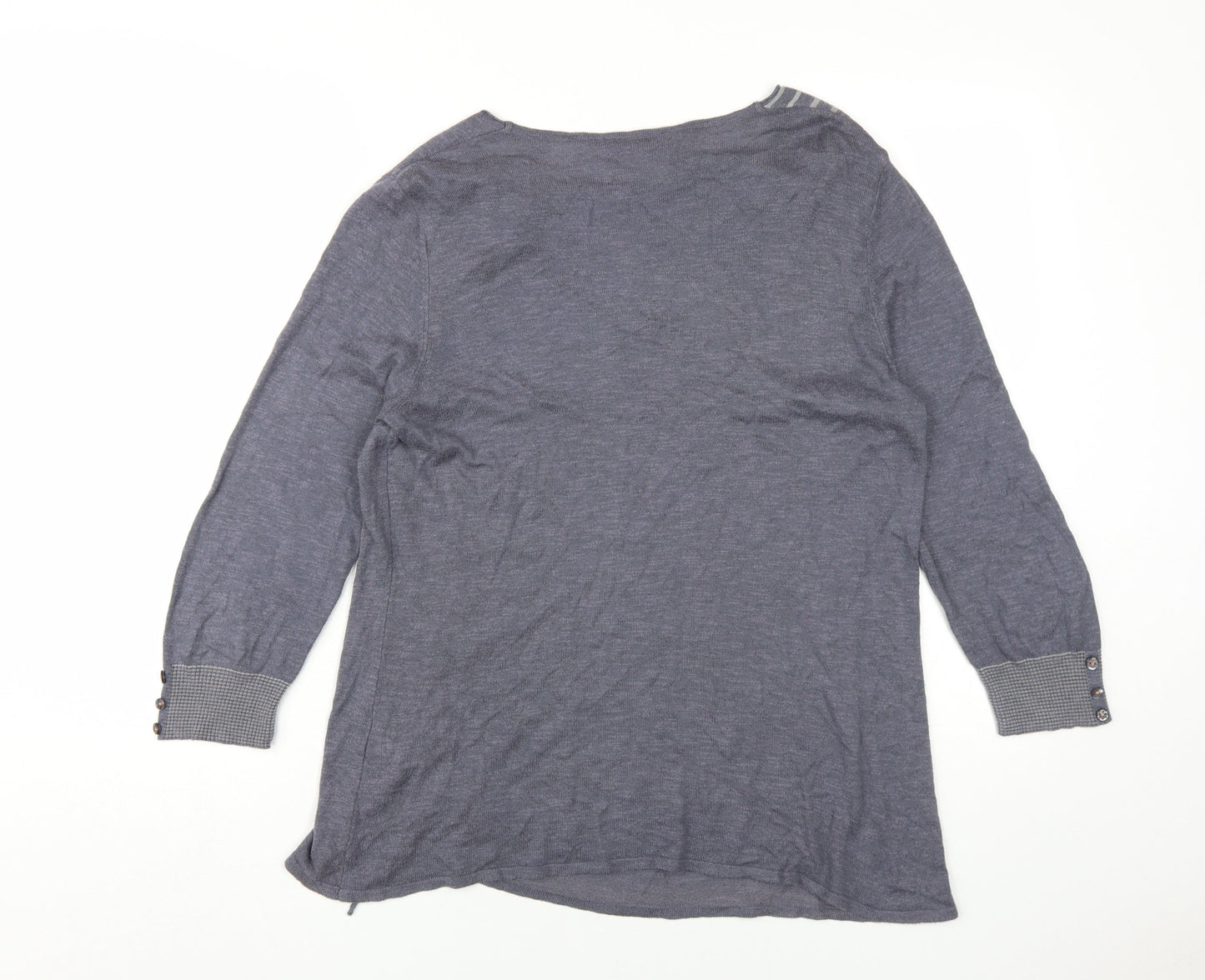 Marks and Spencer Women's Grey Tunic Jumper, Size 16