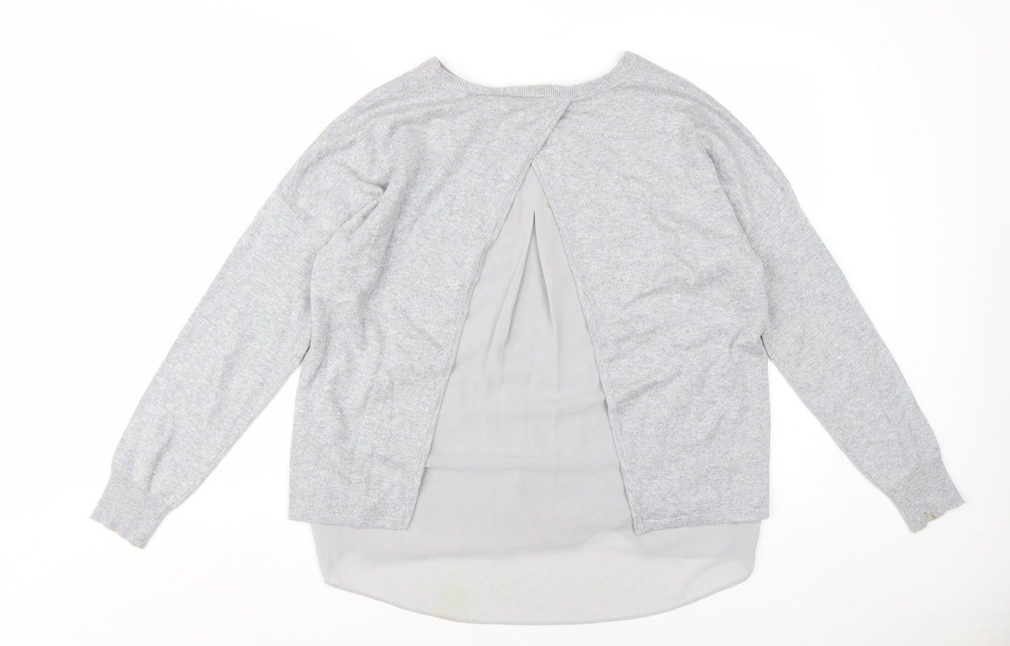 Marks and Spencer Women's Grey Pullover Jumper Size 14