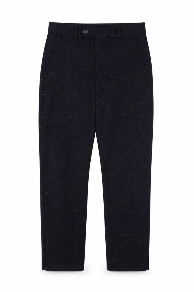 H&M Womens Black Regular Fit Wool Blend Dress Pants