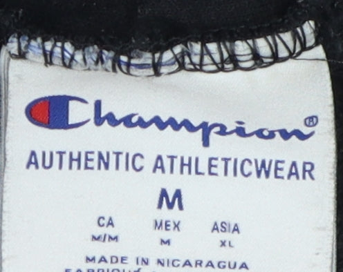 Champion Men's Black M Pullover Hoodie with University Logo