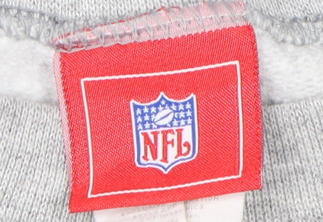 NFL Men's Grey Pullover Sweatshirt M Sports Logo