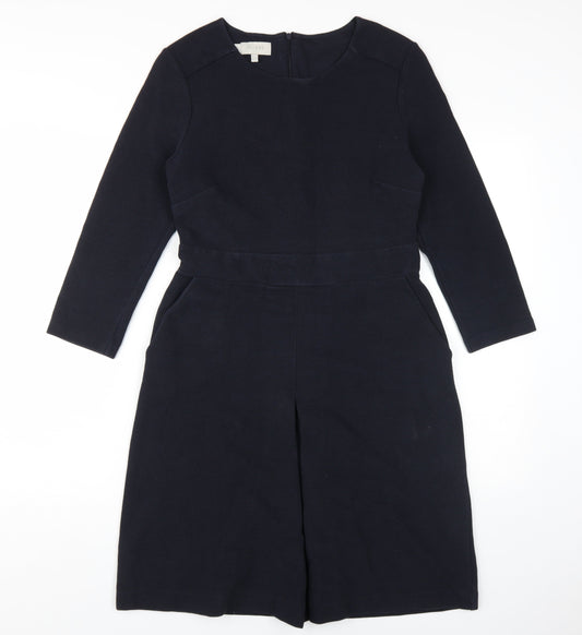 Hobbs Women's Black Dress Size 12 with 3/4 Sleeves