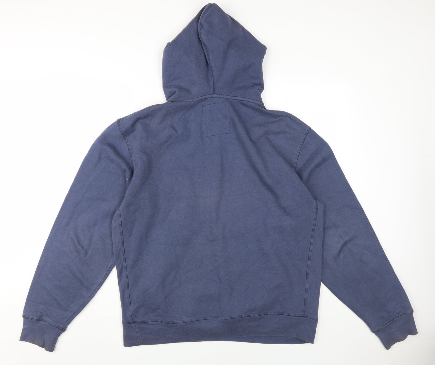 Ocean Drive Men's Blue Hoodie L Pullover with Logo
