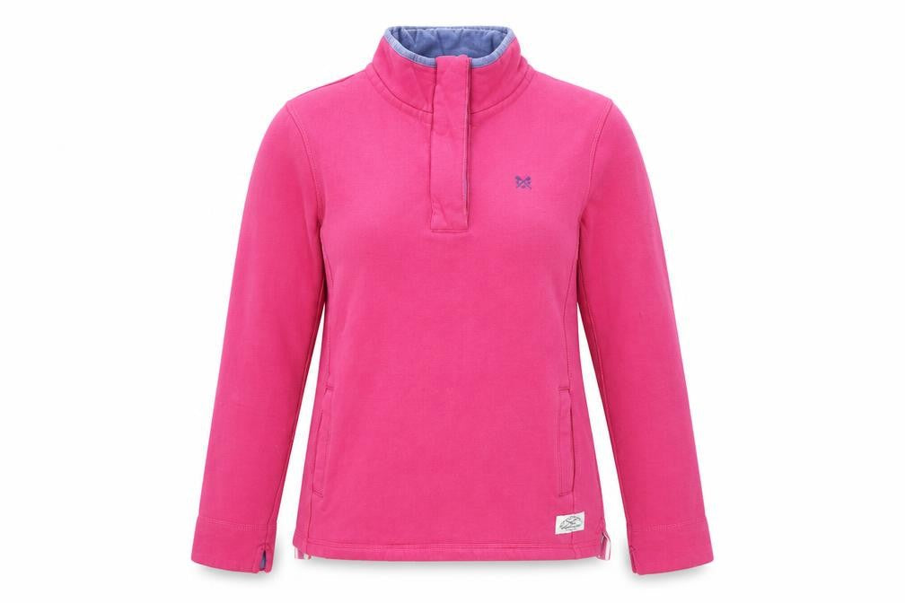 Crew Clothing Women's Pink Pullover Sweatshirt Size 8