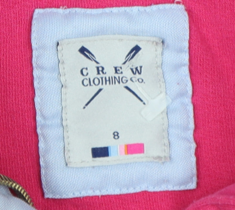 Crew Clothing Co. Women's Pink Pullover Sweatshirt Size 8