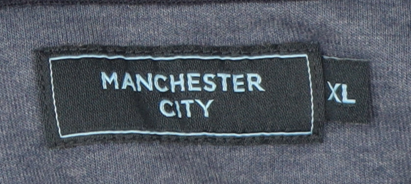 Manchester City Men's Blue Full Zip Sweatshirt XL