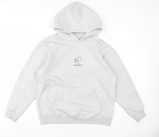 Spencer Project Men's Grey Pullover Hoodie M