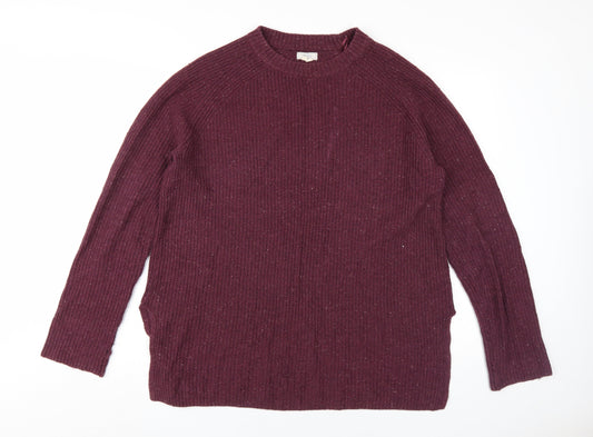 Fat Face Women's Purple Knit Pullover Jumper, M