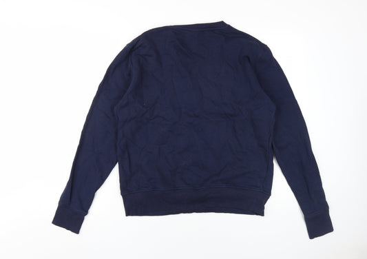 Elf Men's Blue Pullover Graphic Sweatshirt L