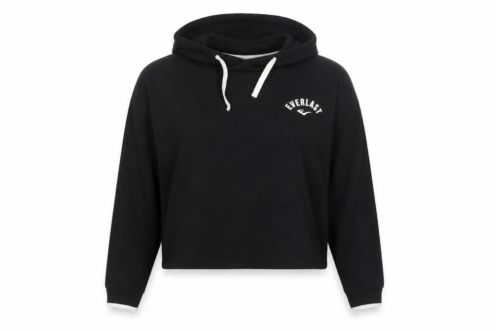 Womens UK 12 Regular Everlast Black Pullover Hoodie