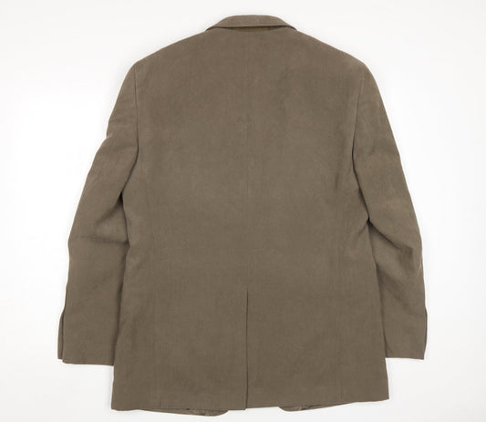 Marks and Spencer Men's Brown Blazer, Size 40R