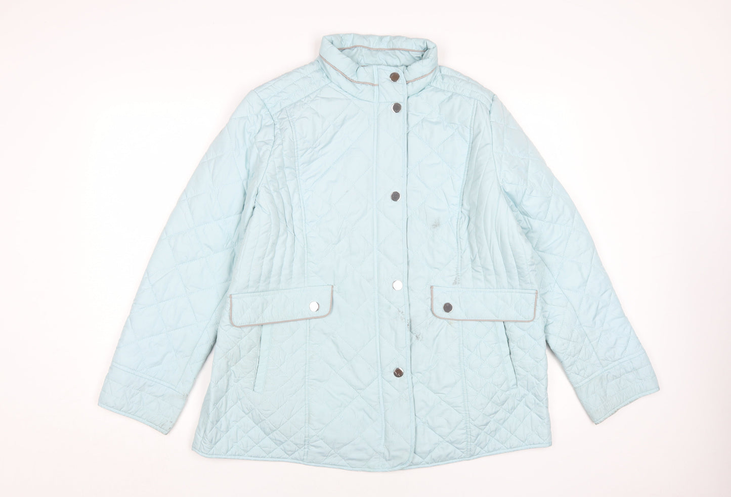La Marey Women's Blue Quilted Jacket Size 20