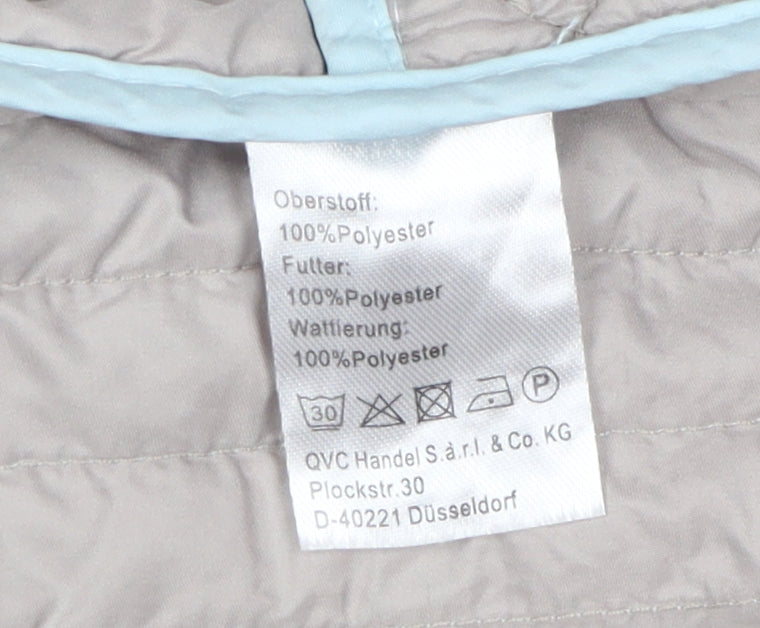 La Marey Women's Blue Quilted Jacket Size 20