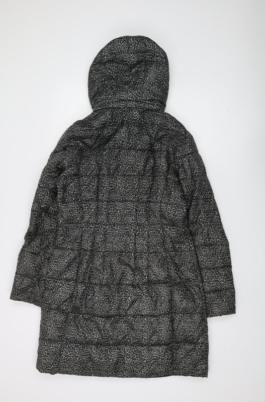 Michael Kors Women's Grey Puffer Jacket, Size S