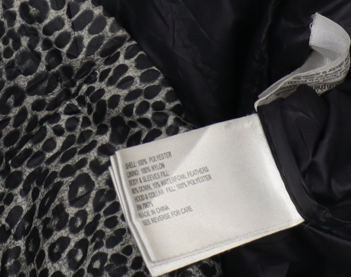 Michael Kors Women's Grey Puffer Jacket, Size S