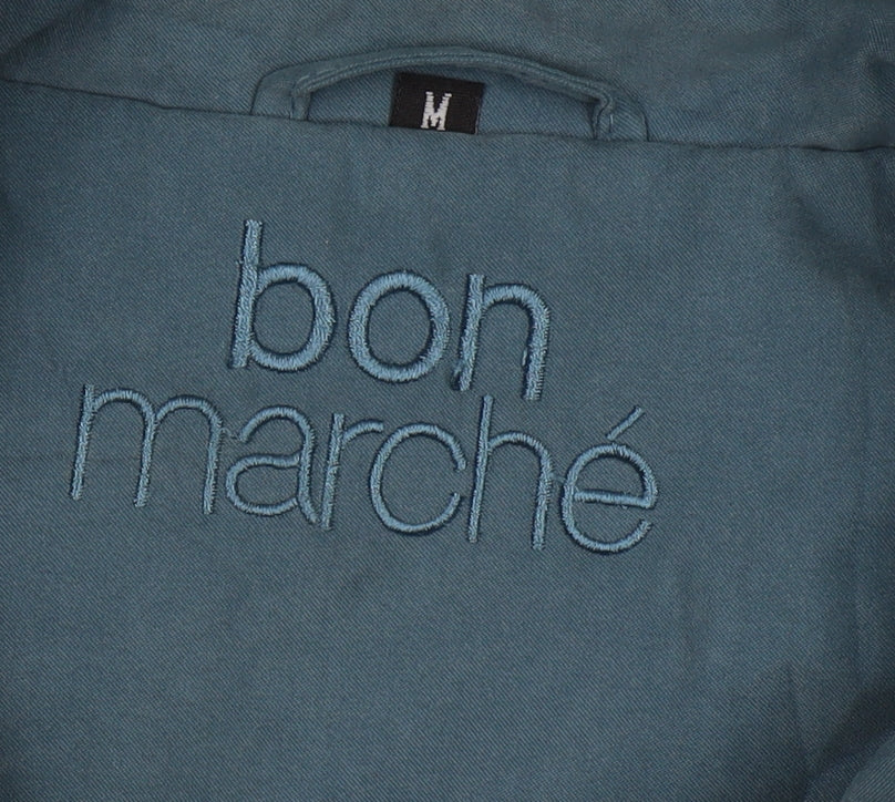Bon Marché Women's Blue Hooded Mid-Length Coat M