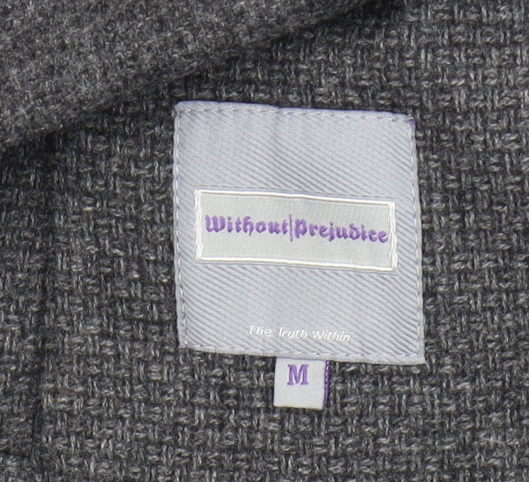 Without Prejudice Women's Grey Pea Coat Size M Classic