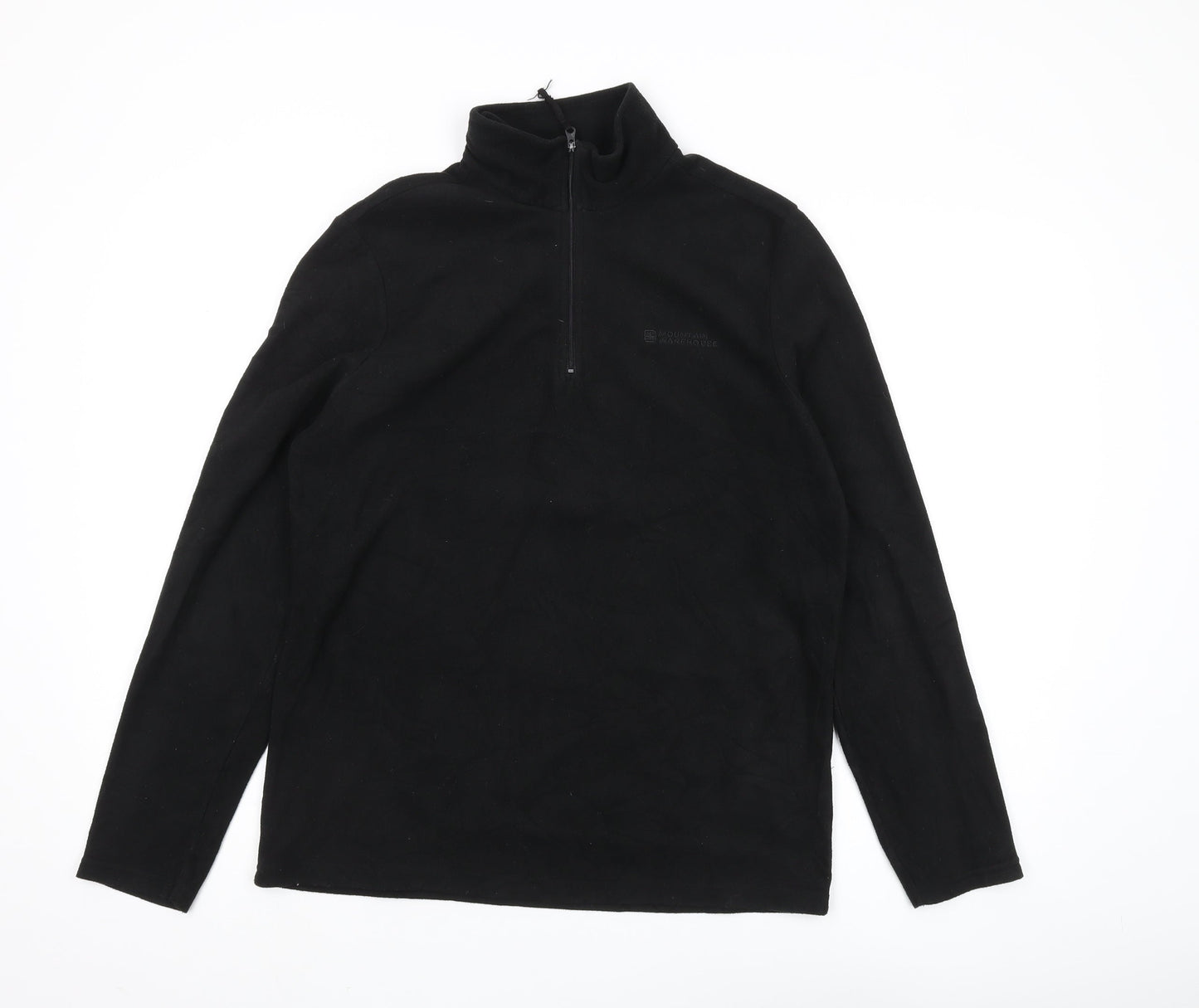 Mountain Warehouse Unisex Black XS Fleece Pullover