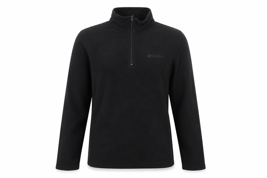 Unisex Adults UK XS Regular Mountain Warehouse Black Pullover Sweatshirt