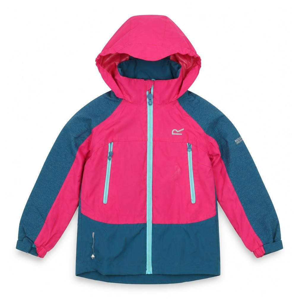 Front view of Regatta girls’' multicoloured parka jacket 3-4 years