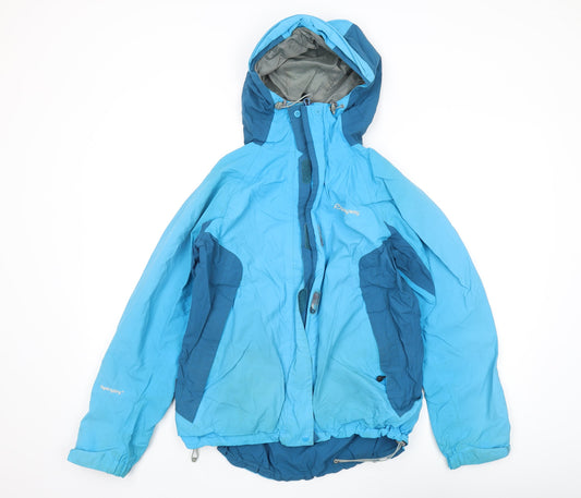 Sprayway Women's Blue Waterproof Parka Jacket Size 10