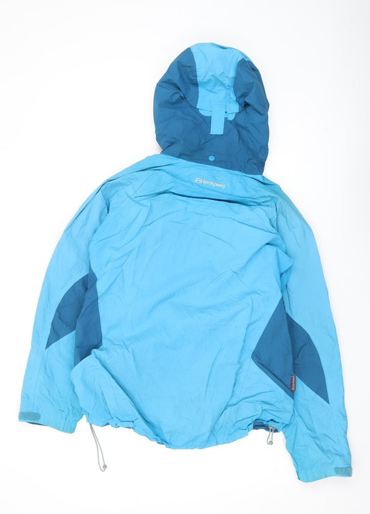 Sprayway Women's Blue Waterproof Parka Jacket Size 10