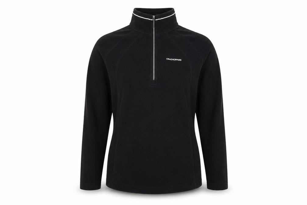 Unisex Adults UK 10 Regular Craghoppers Black Pullover Sweatshirt