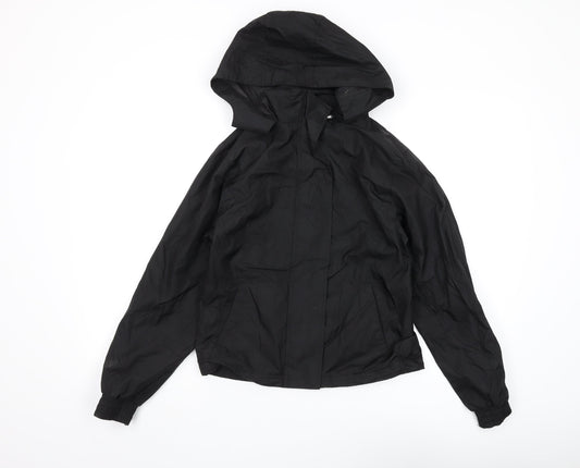 Dunlop Women's Black Hooded Jacket, Size 8