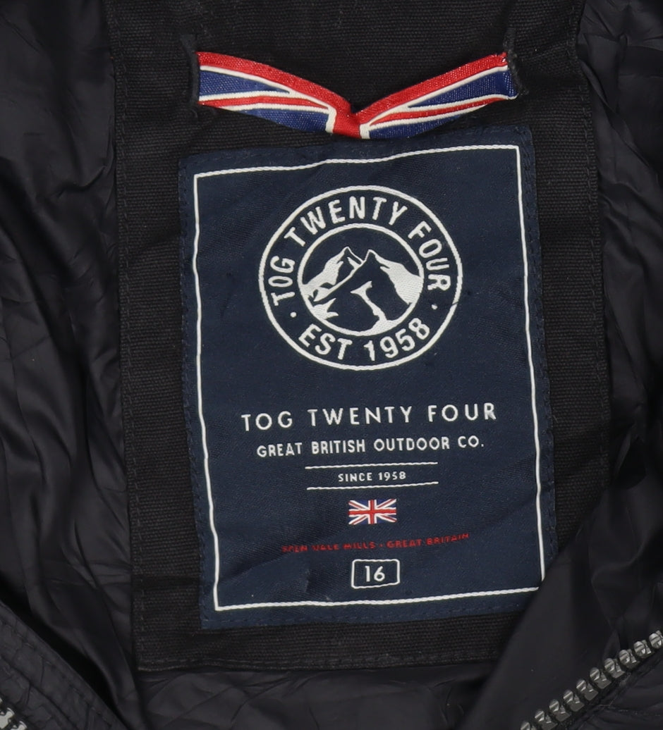 Tog Twenty Four Women's Black Puffer Jacket Size 16