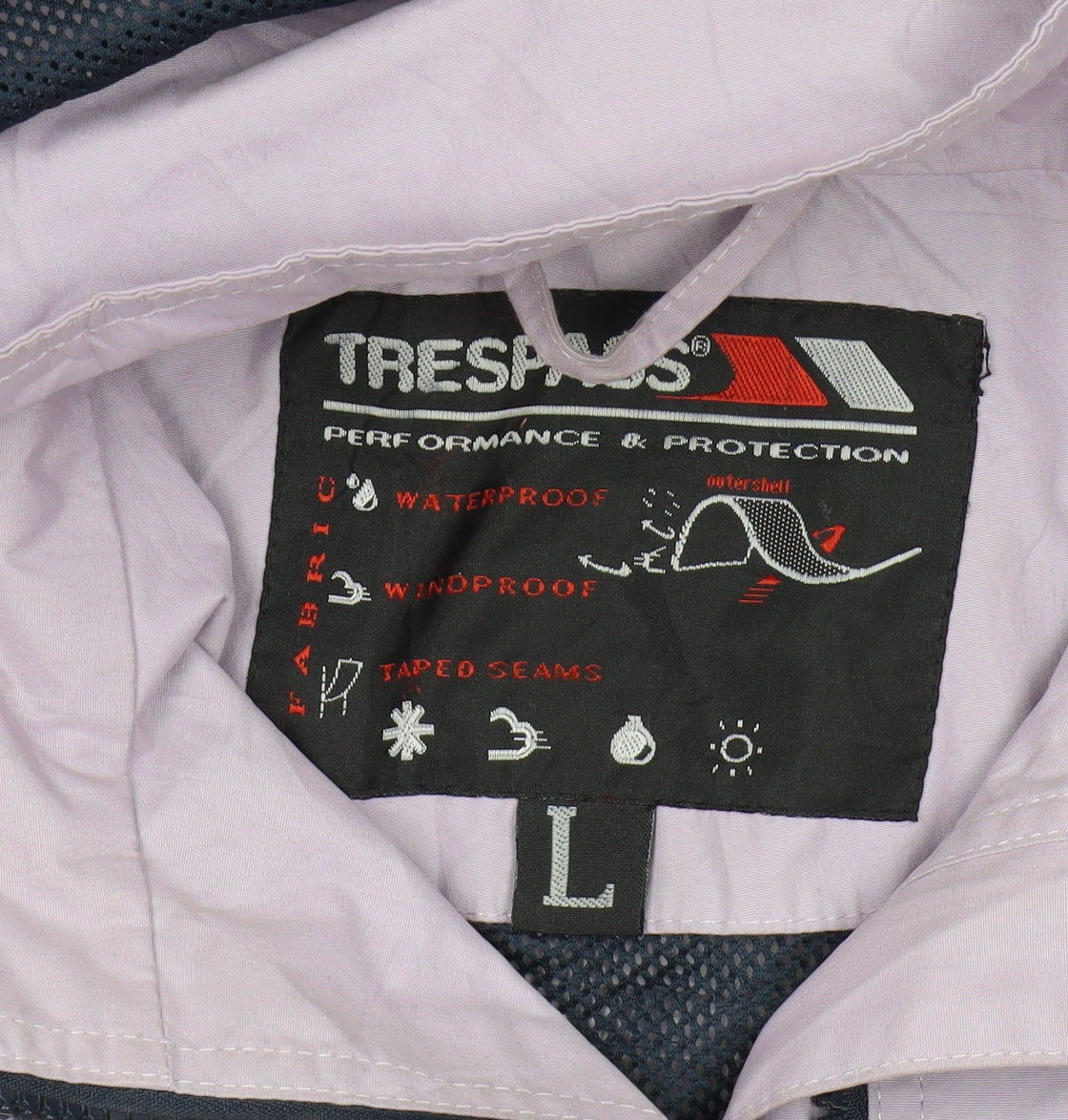 Trespass Women's Purple Hooded Parka Jacket Size L