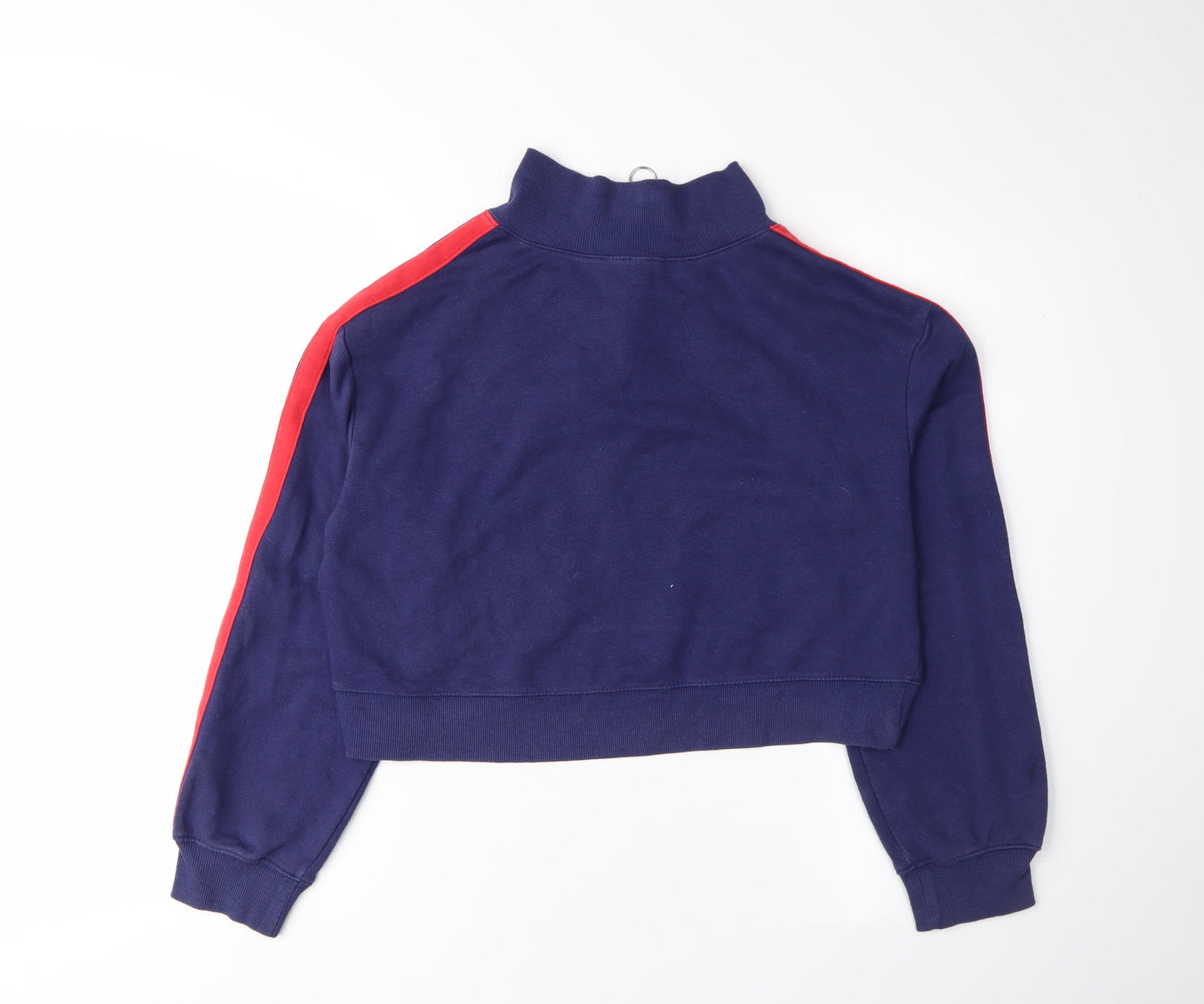H&M Women’s Blue Cropped Sweatshirt XS