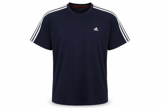 Mens UK Size L adidas Blue  Cotton Blend T-Shirt