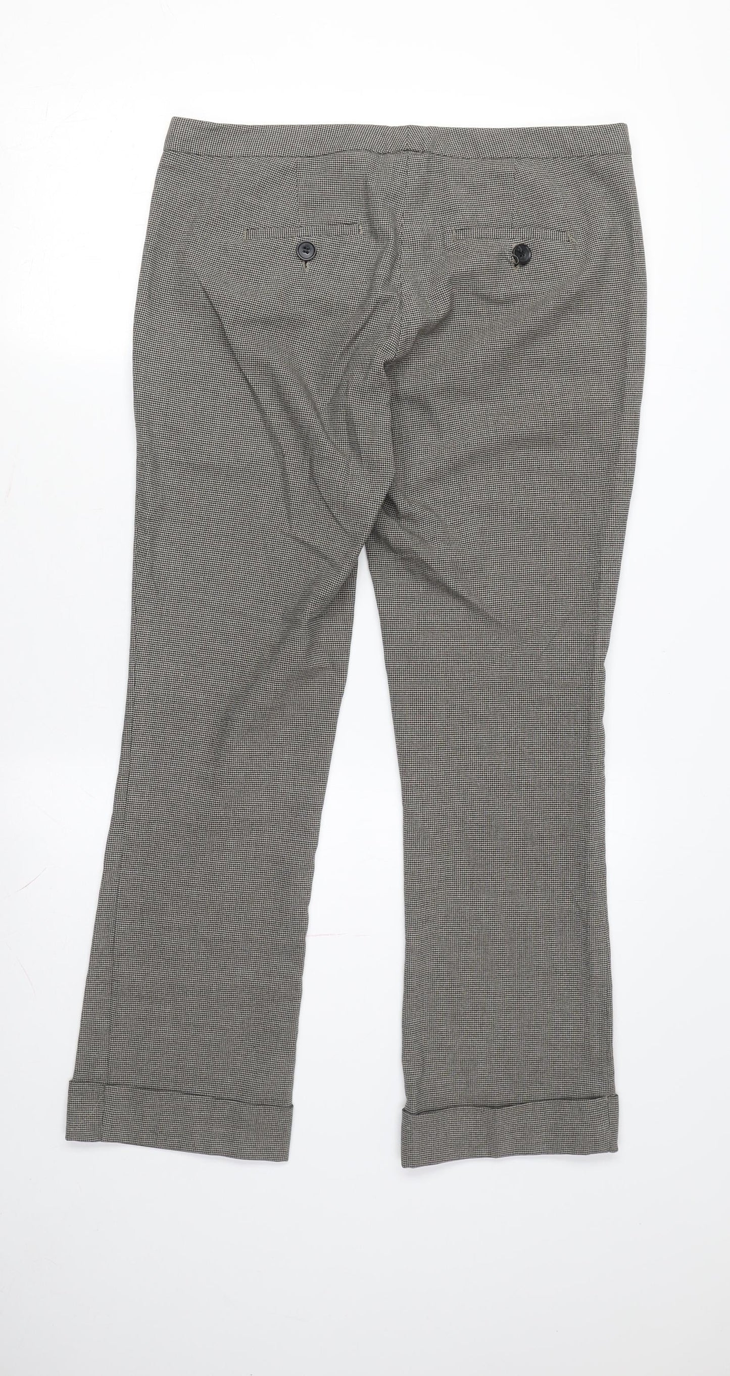 Stile Benetton Women's Multicoloured Cropped Trousers