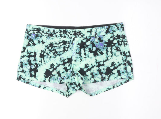 Hurley Women's Green Bermuda Shorts Size 7