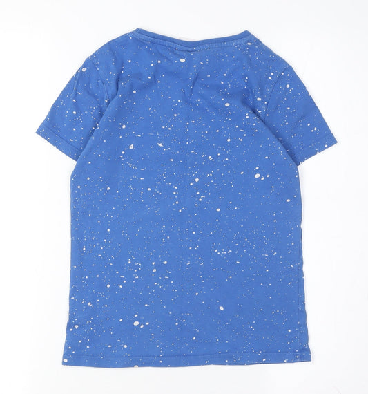 Marvel Boys Blue T-Shirt 8 Years Cotton Superhero Graphic