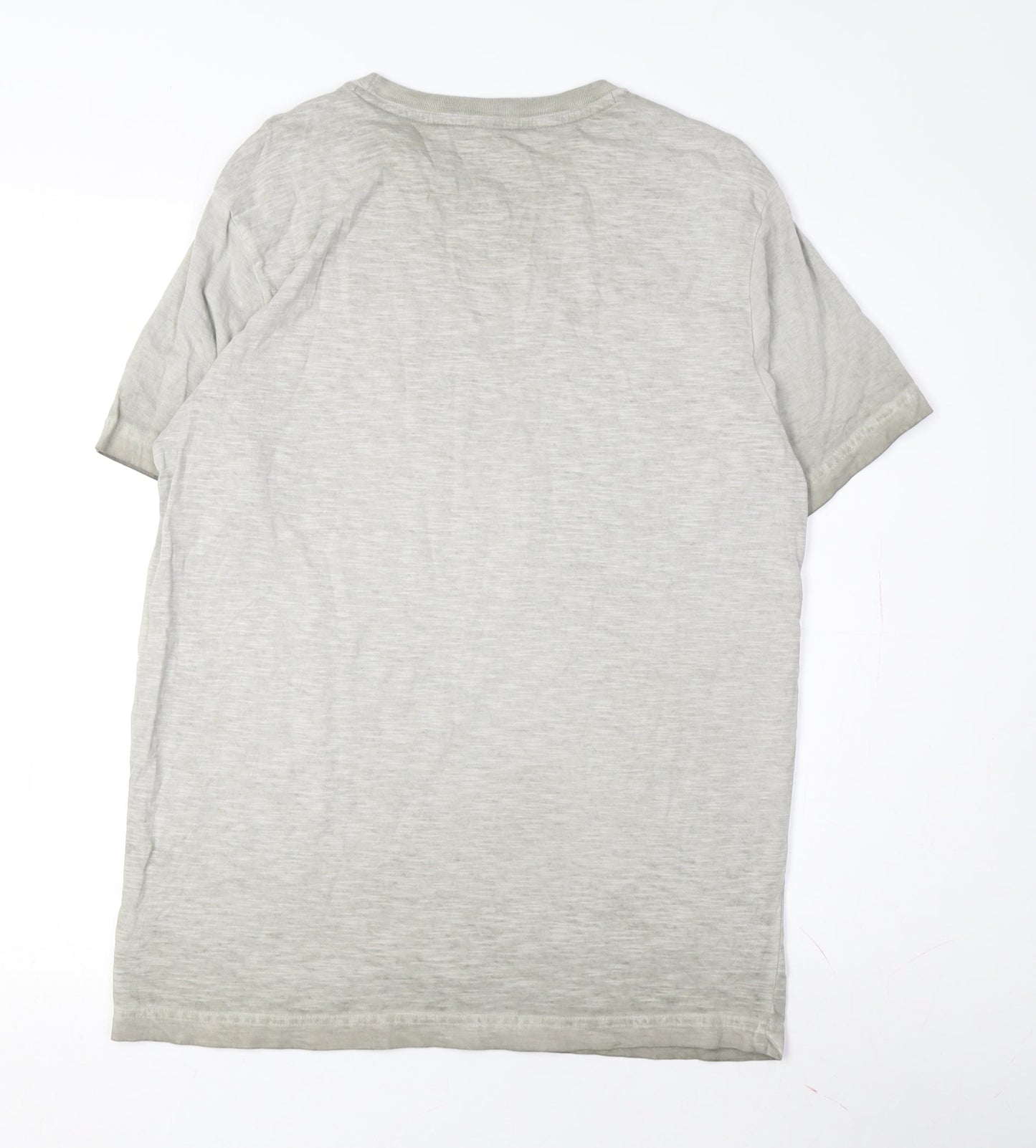 Hard Rock Men's Grey Graphic Print Motorcycle T-Shirt M
