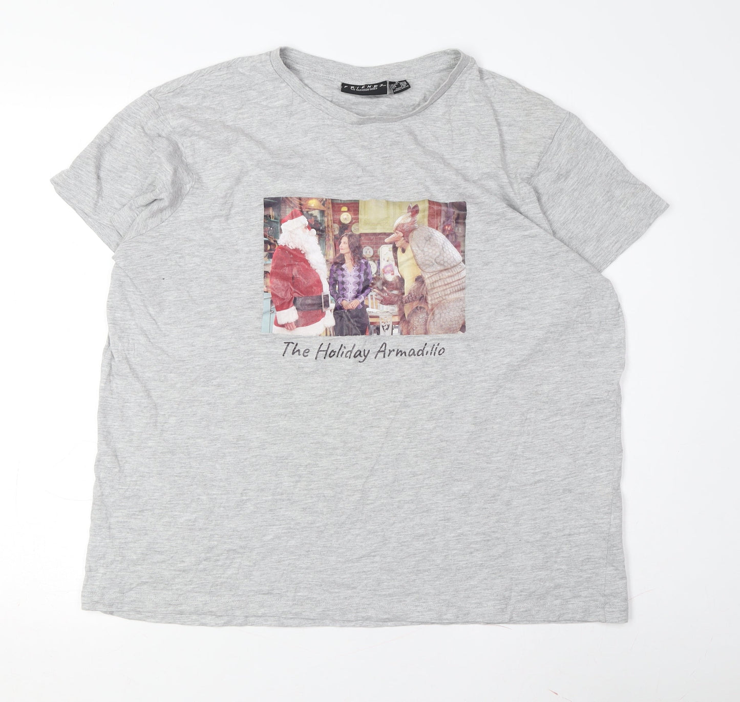 Friends Grey Unisex Short Sleeve T-Shirt Size L