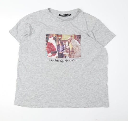 Friends Grey Unisex Short Sleeve T-Shirt Size L