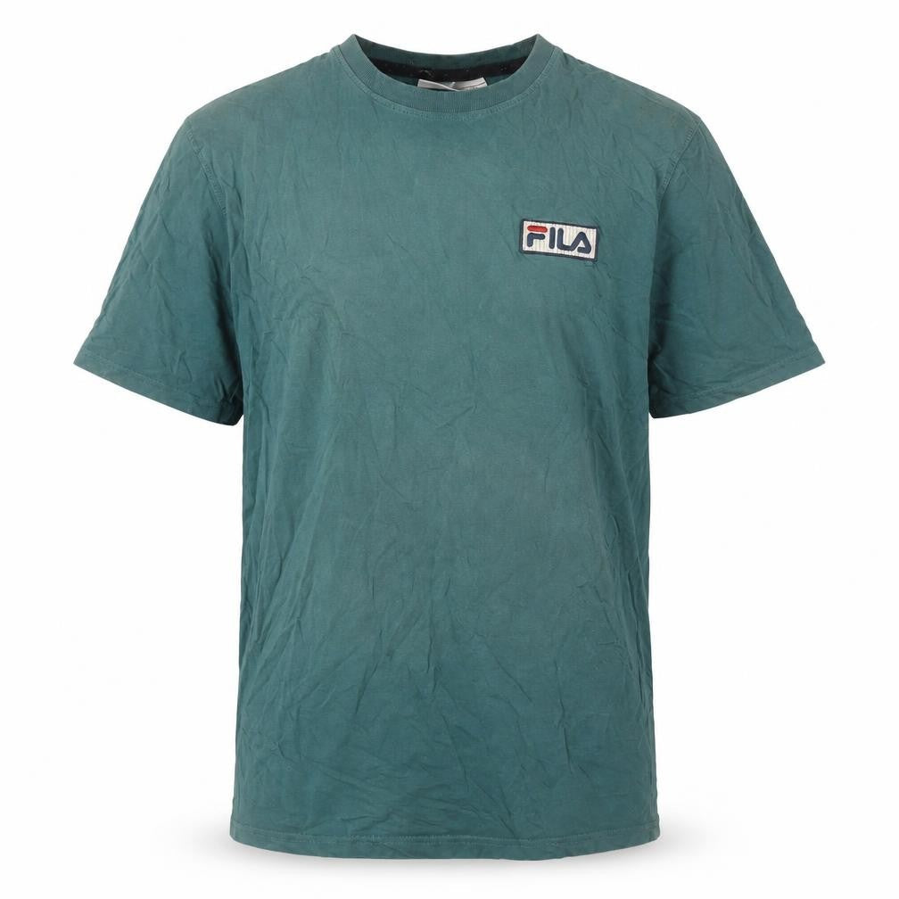 Mens UK Size L FILA Green  Cotton T-Shirt