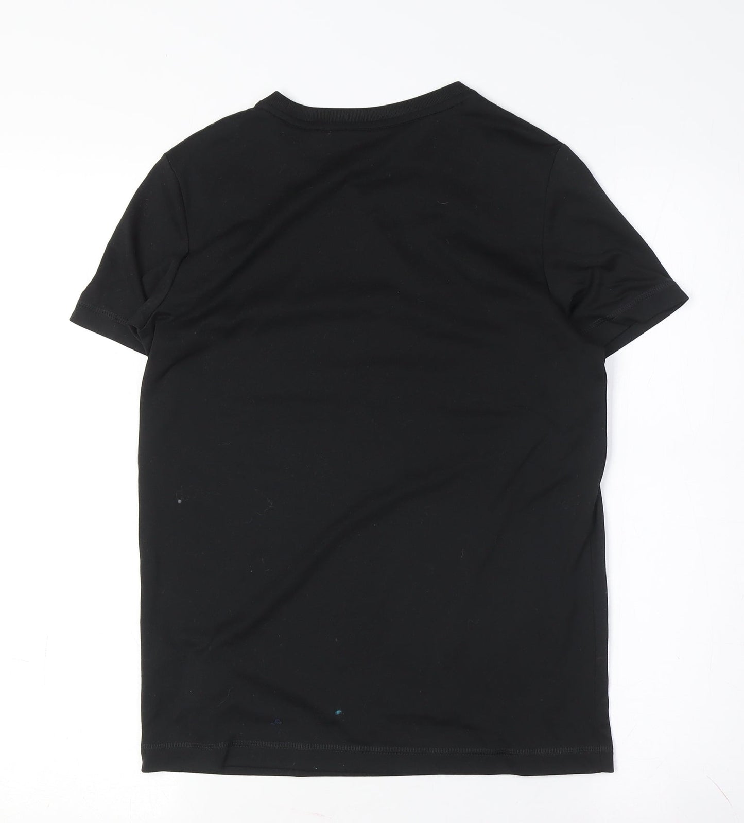 Puma Boys Black T-Shirt for Gym & Running, Size 11-12 Years